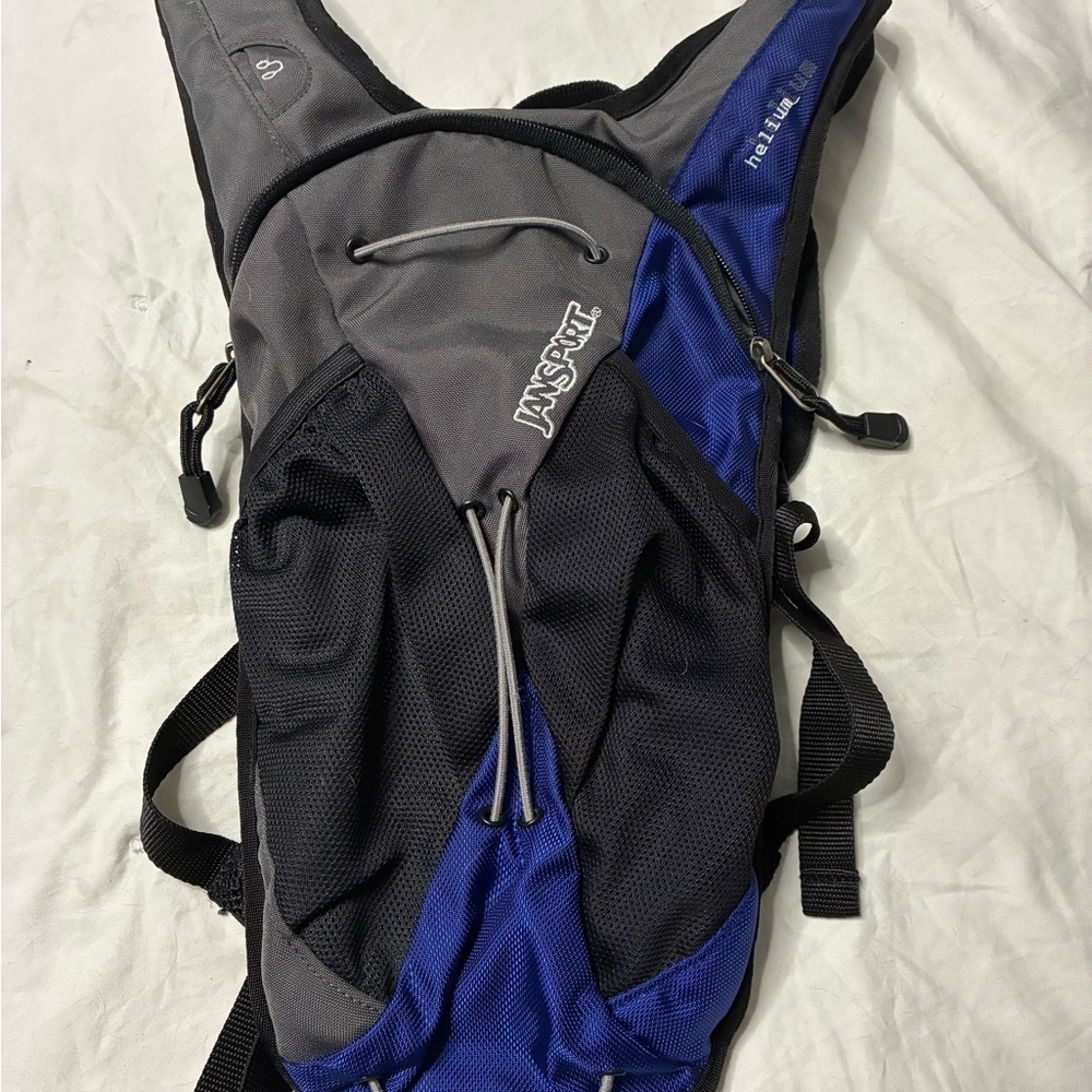 JanSport Gray and Blue Men's Backpack